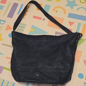 Elliot Lucca black leather shoulder bag